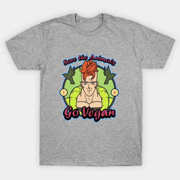 DRAGON BALL GO VEGAN T-Shirt by refritomix